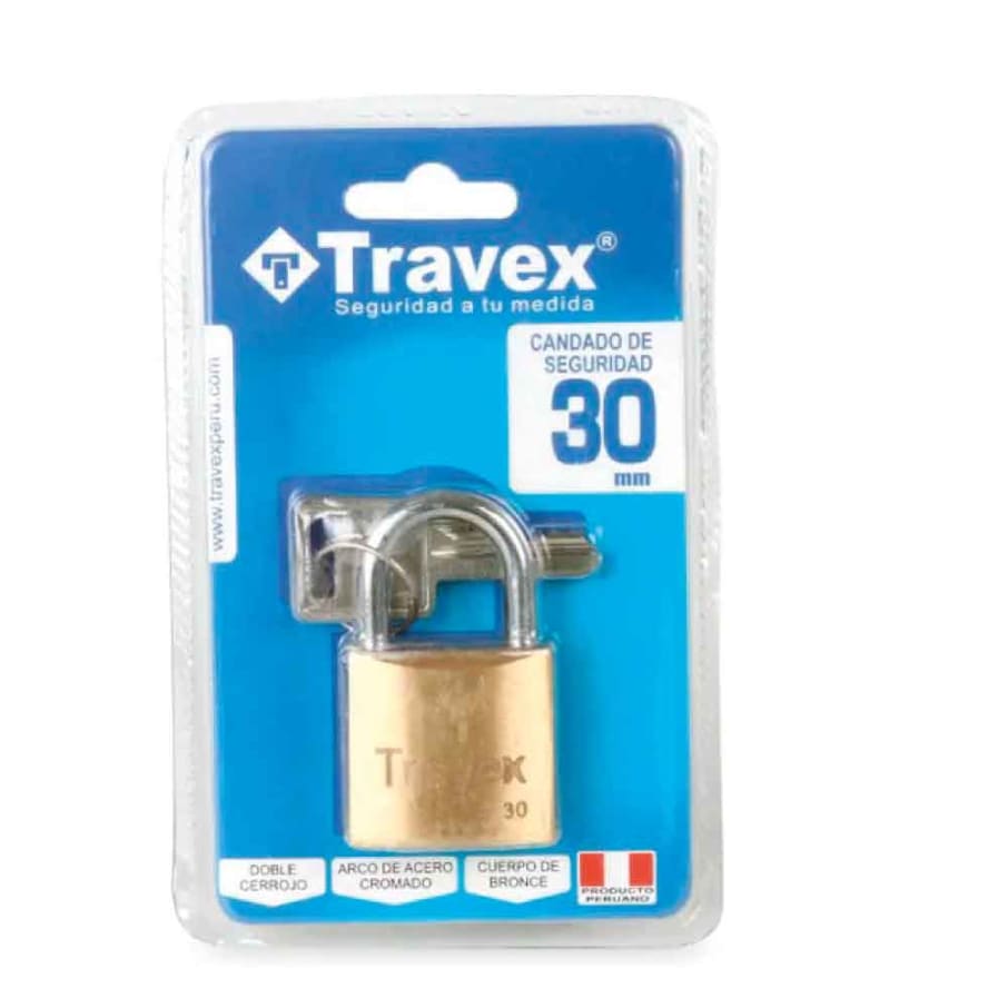 TRAVEX CANDADO PLANO 30MM (24UXCJ)