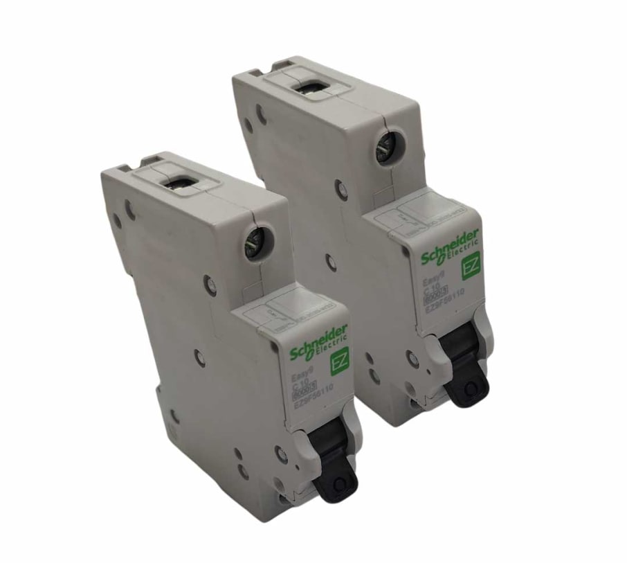 SQD BREAKER RIEL EASY9 UNIPOLAR 10AMP (12UxCJ)