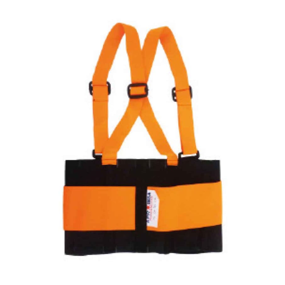 FAJA LUMBAR TALLA XL NARANJA