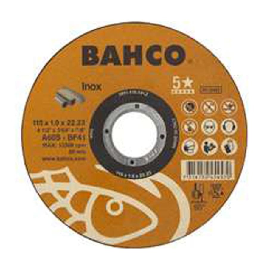 BAHCO DISCO C/METAL-A/INOX PL 7x5/64 180X2 MM