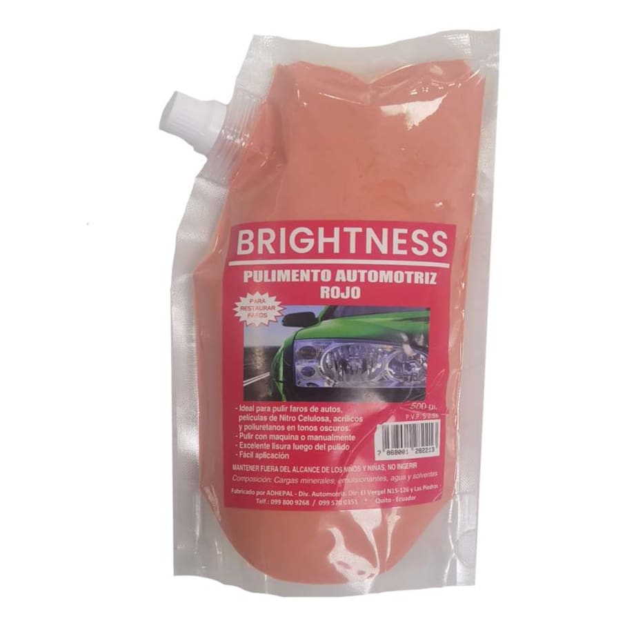 BRIGHTNESS PULIMENTO ROJO 500GR DOYPACK (1U)(24UxC