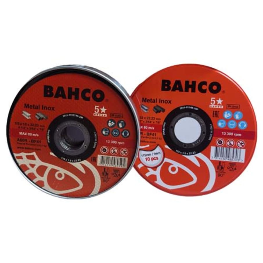 *OF BAHCO DISCO C/METAL-A/INOX 4.1/2X1MM (10U)