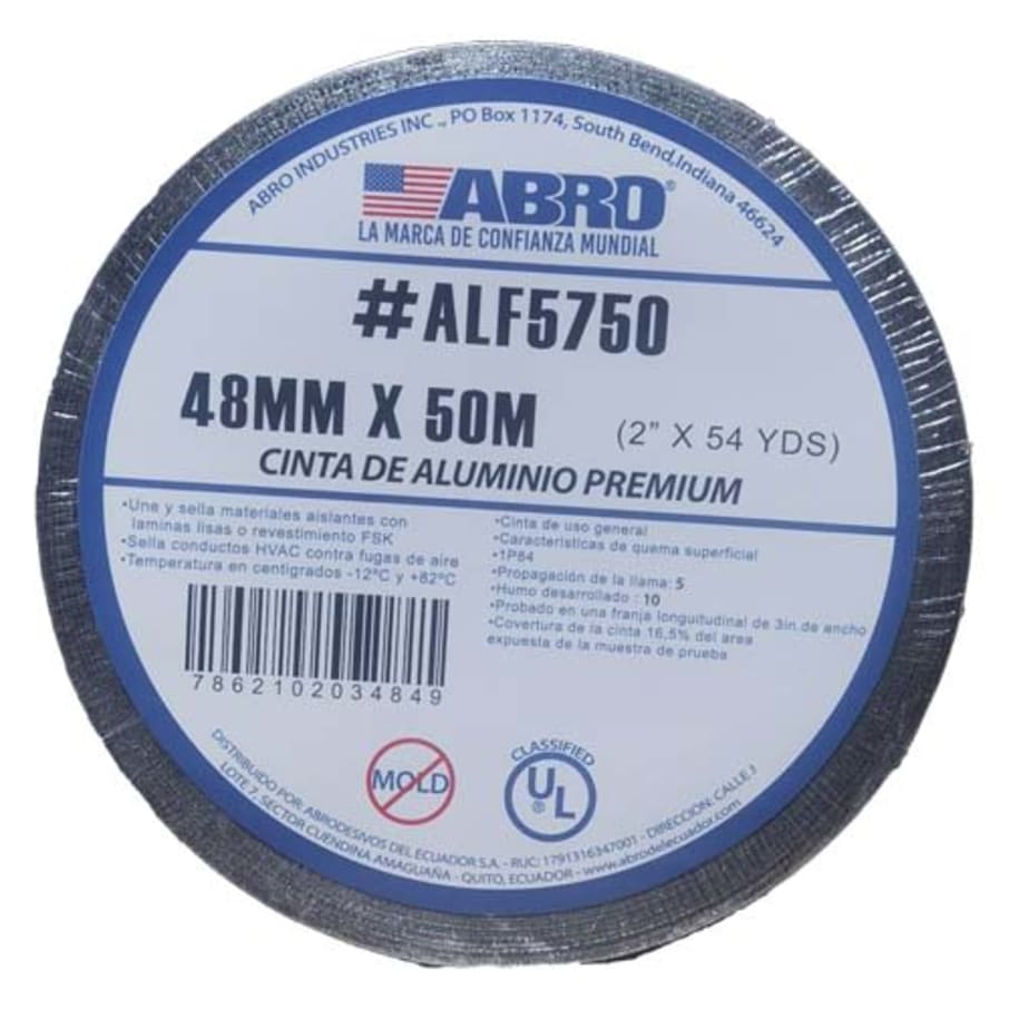 ABRO CINTA ALUMINIO  48MMX50MT (24UxCJ)