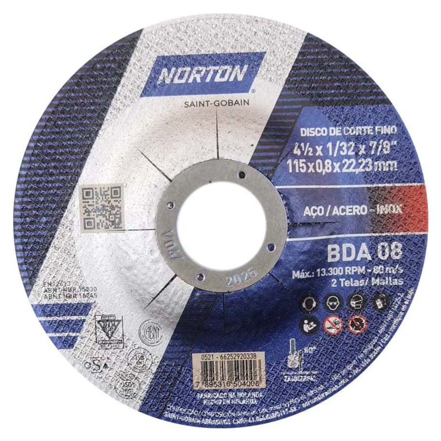 NORTON DISCO C/METAL CD 4-1/2X1X7/8 (25UXCJA)