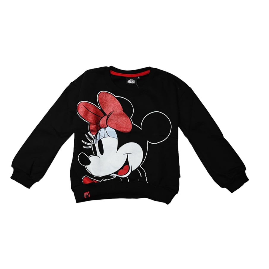 POLERA NIÑA MINNIE MOUSE NEGRO