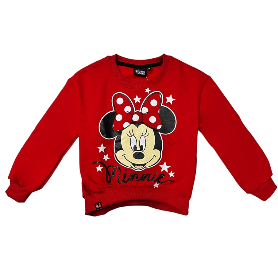 POLERA NIÑA MINNIE MOUSE ROJO