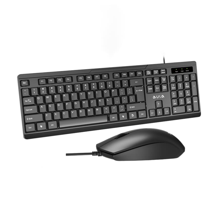 Kit Teclado + Mouse Aula AC101 Black