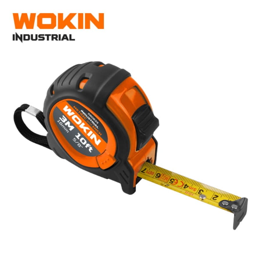 Huincha De Medir Industrial 3M/10ft×16mm Wokin