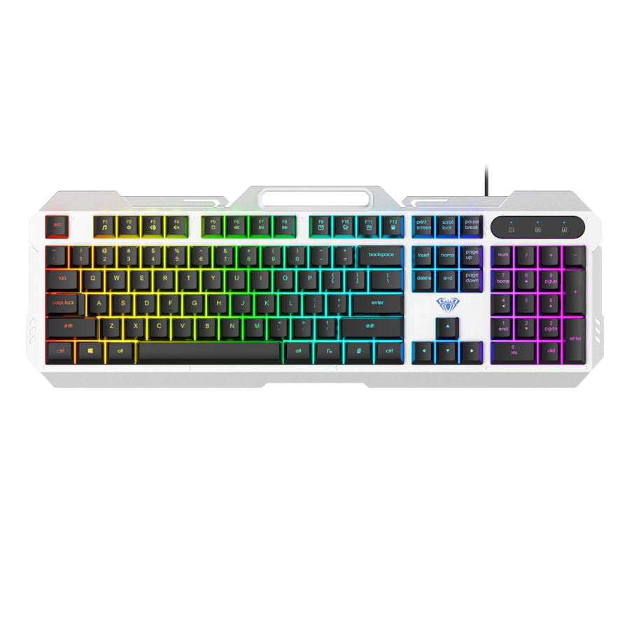 Teclado de membrana Aula F2023 RGB - Black