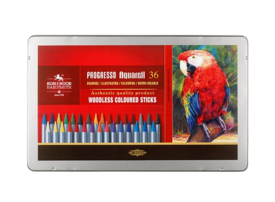 CAJA KIN MINAS DE COLORES PROGRESSO ACUARELA 36 UNID KIN (8785)