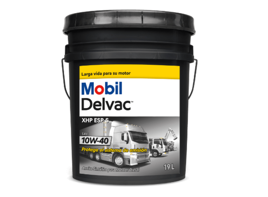 MOBIL DELVAC XHP ESP S 10W-40, 19 LT.