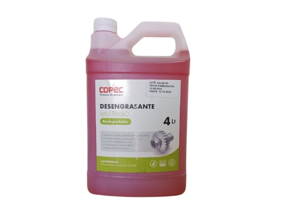 DESENGRASANTE BIODEGRADABLE, 4LT