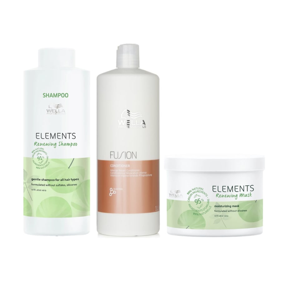 ELEMENTS HIDRATACIÓN PACK SHP + COND + MASK