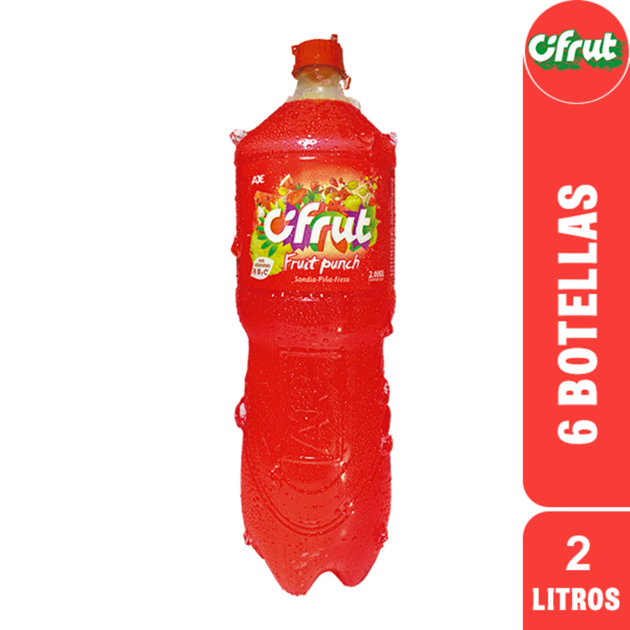 CIFRUT FRUIT PET NO RETORNABLE 2000 ml 6 pack