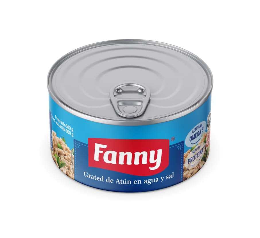 FANNY GRATED ATUN EN AGUA 140 GR