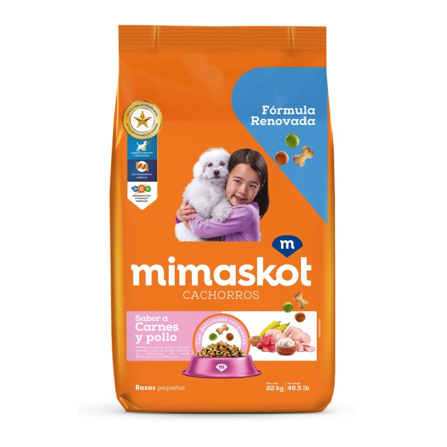 MIMASKOT CACHORROS RAZAS PEQUEÑAS 22KG