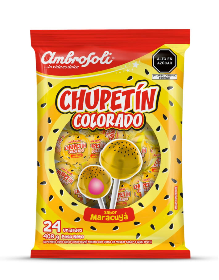CHUPETIN COLORADO MARACUYA 24X17GR