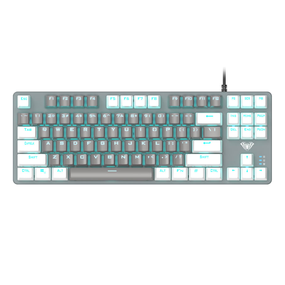 Teclado Aula F3287 White/Gray (Sw Blue)