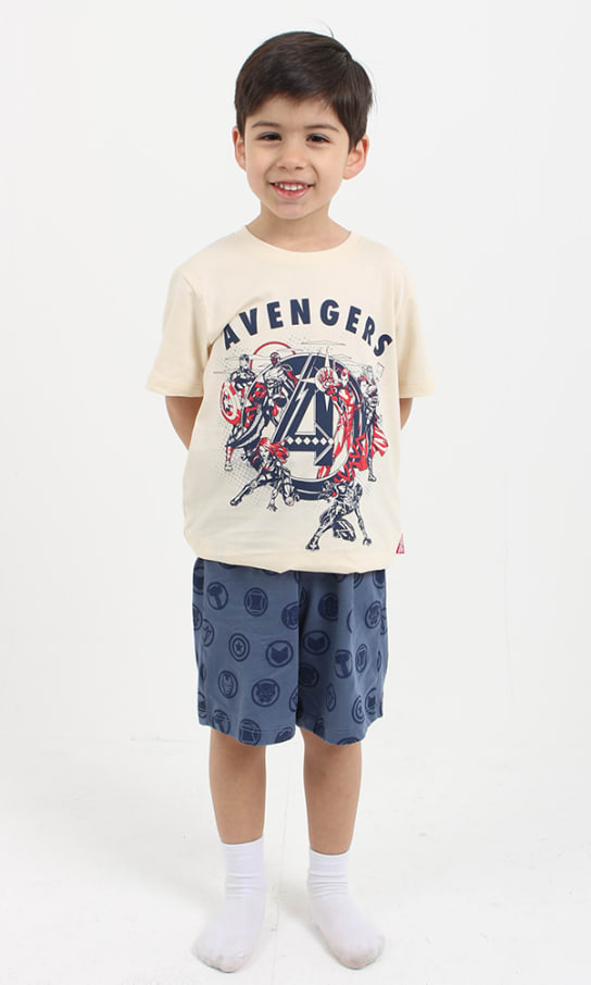 PIJAMA MODA AVENGERS NIÑO ACERO
