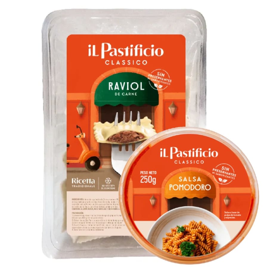 Combo: Raviol + Salsa Pomodoro (250g)