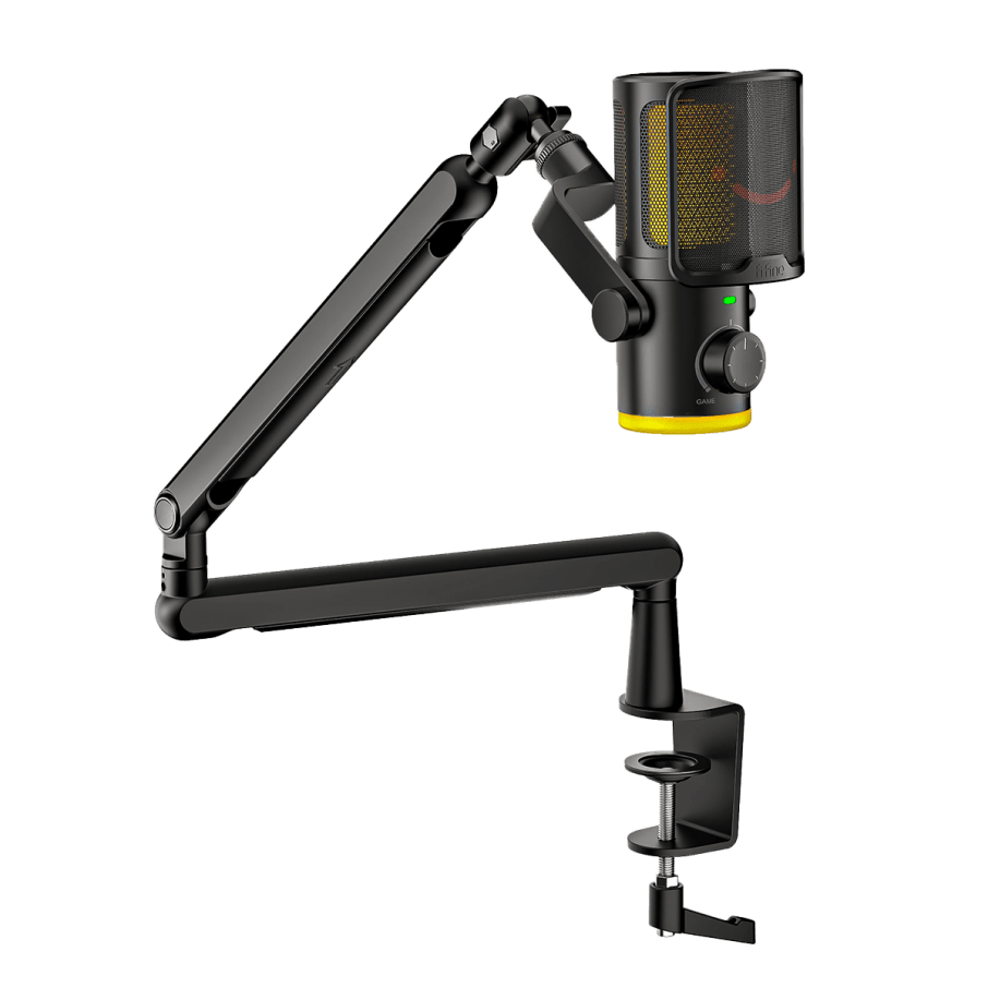 Micrófono Fifine TAM6 Black con Brazo