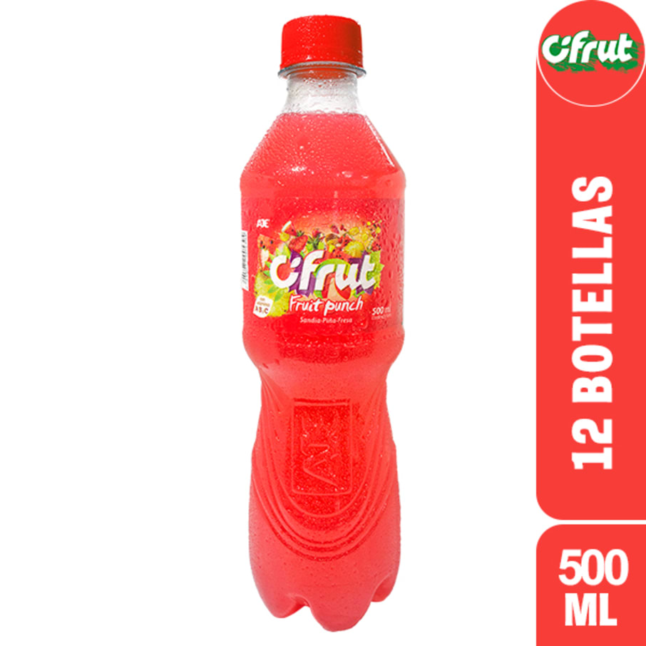 CIFRUT SANDIA - PIÑA - FRESA PET NO RETORNABLE 500 ML 24   