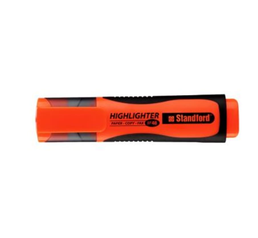 Resaltador Highlighter ST-48 Anaranjado Blister x 1 Unidad
