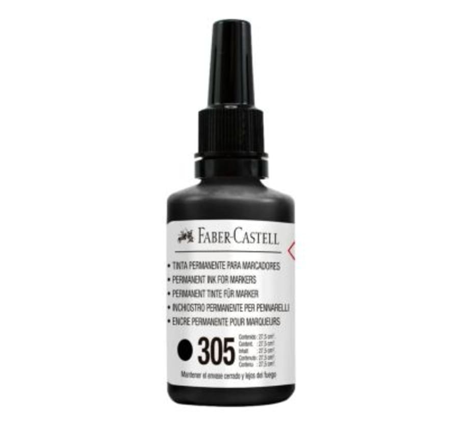 TINTA INDELEBLE 305 NEGRO