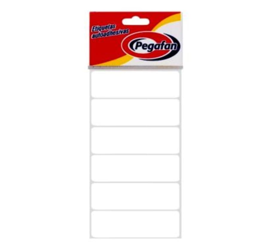 ETIQUETAS 23.5X76MM BLANCO (3"X1")  X 100