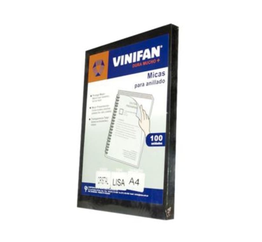 MICA P/ANILL. LISO T/A4 CRISTAL