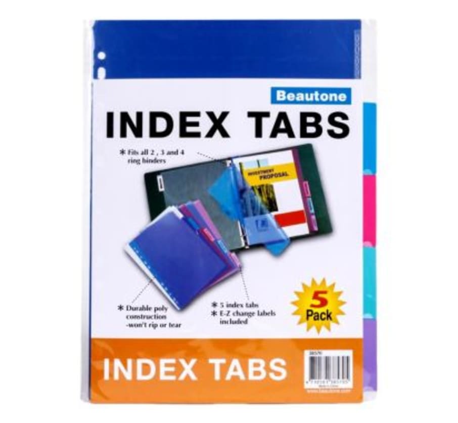 SEPARADOR INDEX T/A4 5 DIV 38570