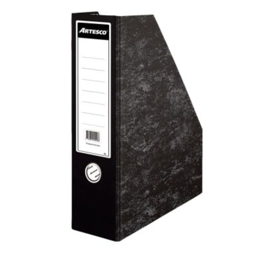 COLECTOR REVISTERO PLAST 8.5 CM NEGRO