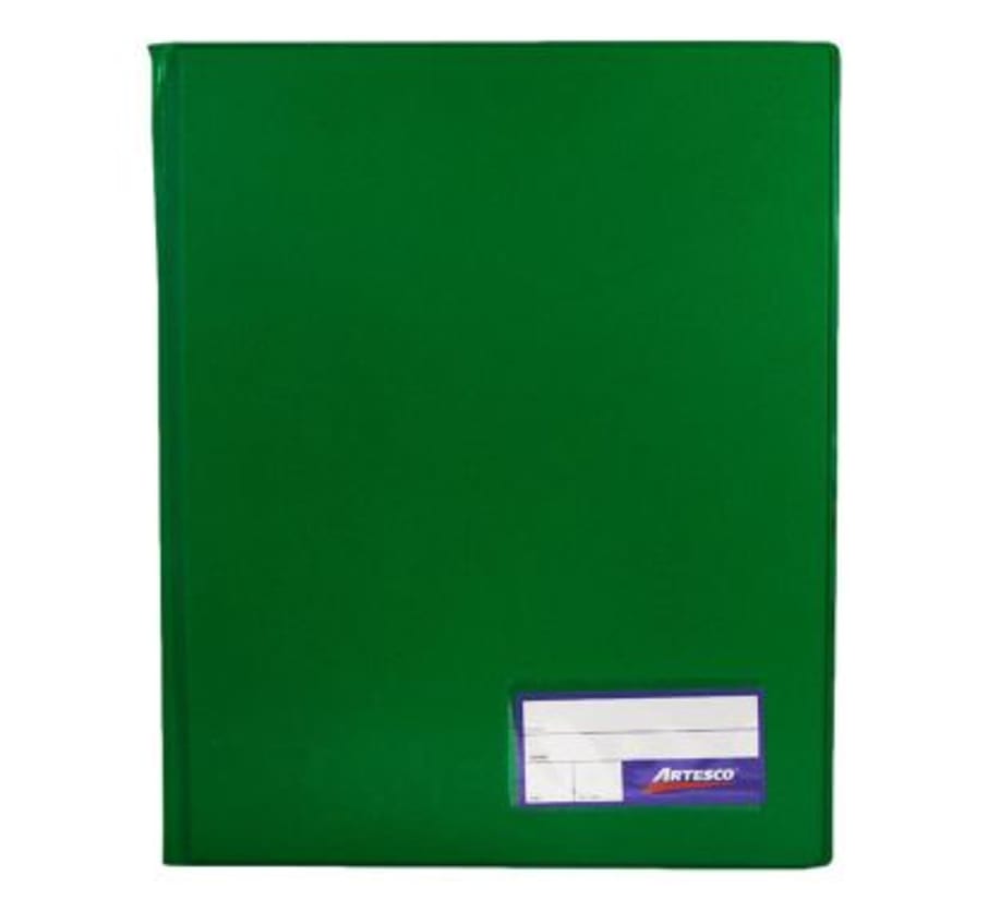 FOLDER D/TAPA T/A-4 C/GUSANO VERDE HOJA