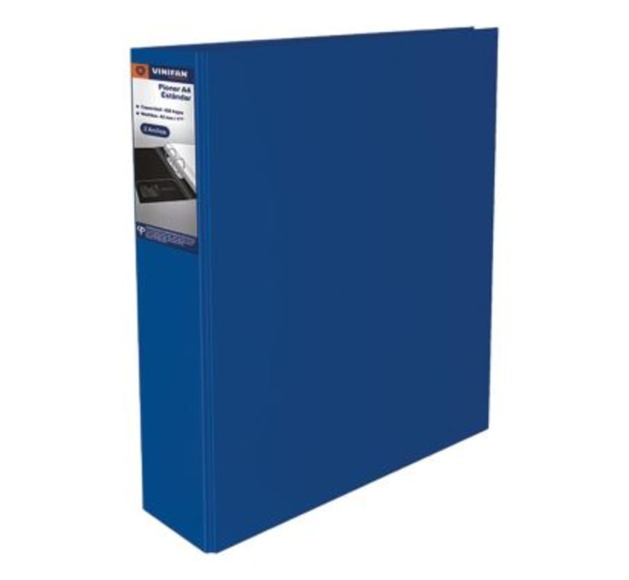 PIONER STANDARD T/A4 2ANILL 25MM AZUL