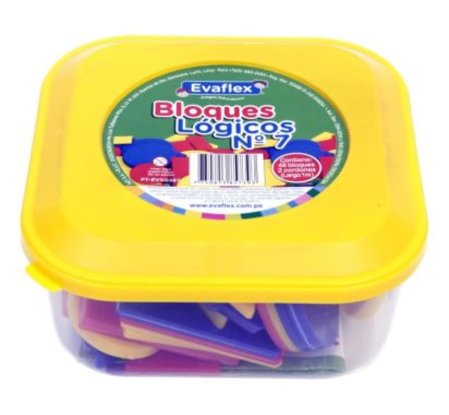 BLOQUES LOGICOS Nº 7 PLAST. 48 PZAS EV287