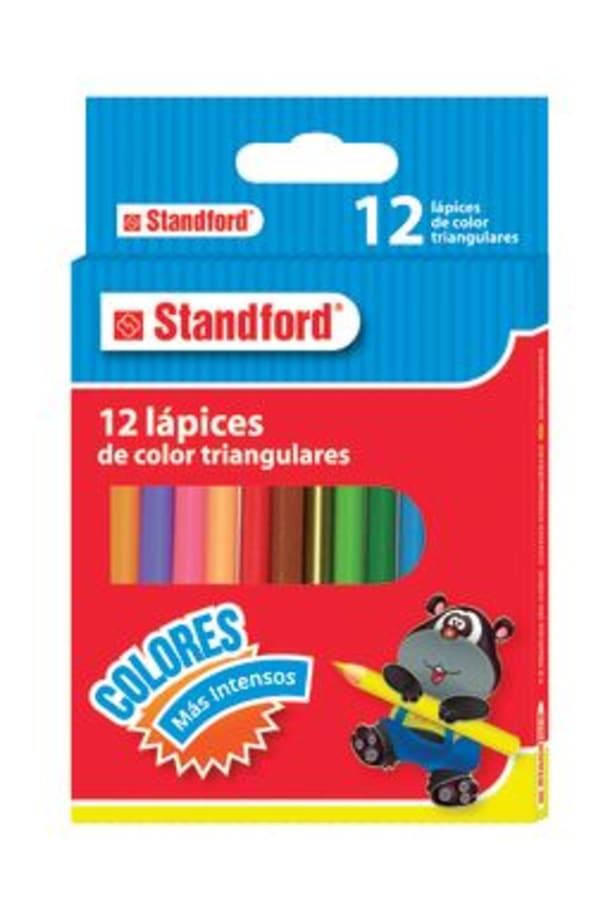 COLORES STDF TRIANG X 12 CORTOS