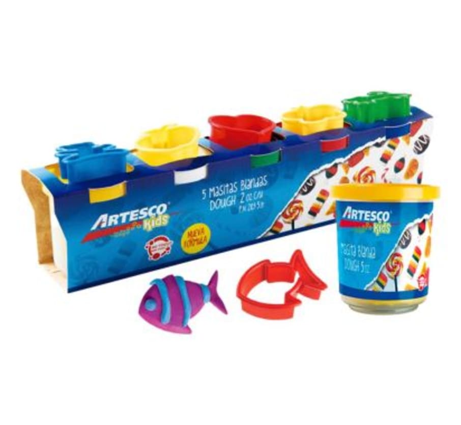 MASITA BLANDA DOUGH 2 ONZ X 5 + MOLDES