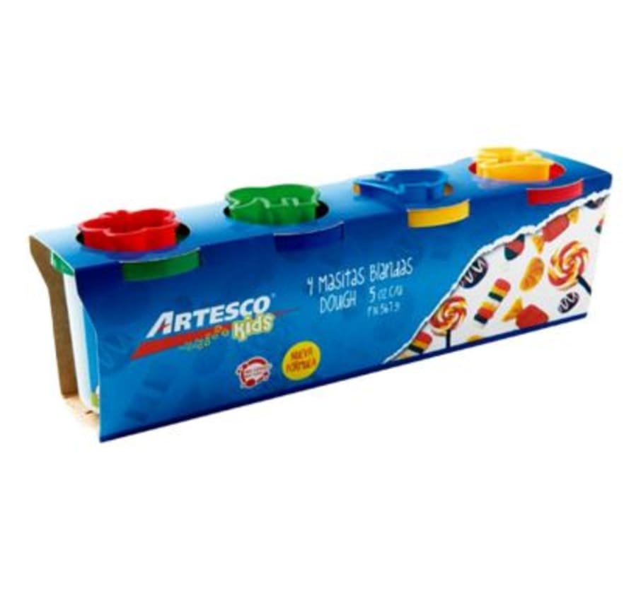 MASITA BLANDA DOUGH 5 ONZ X 4 + MOLDES