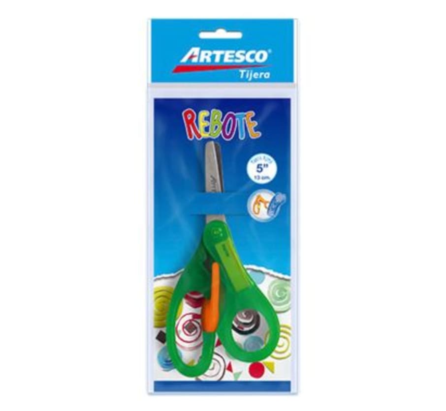 TIJERA ESCOLAR NARANJITA REBOTE 5"