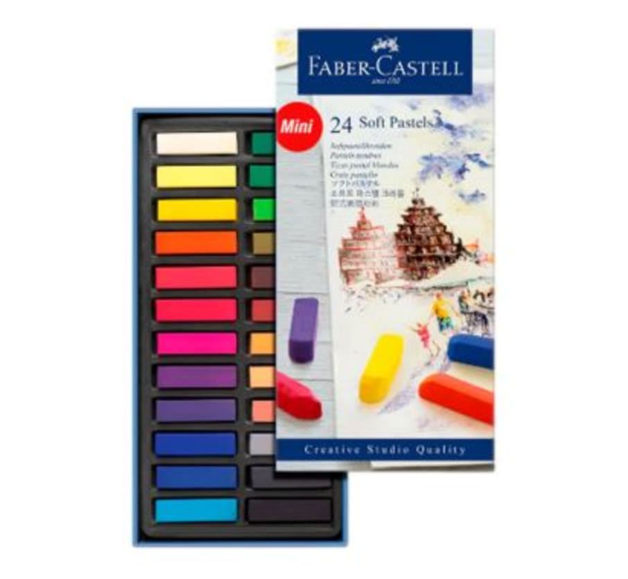 TIZA PASTEL  BLANDOS X 24 CORTOS  128224