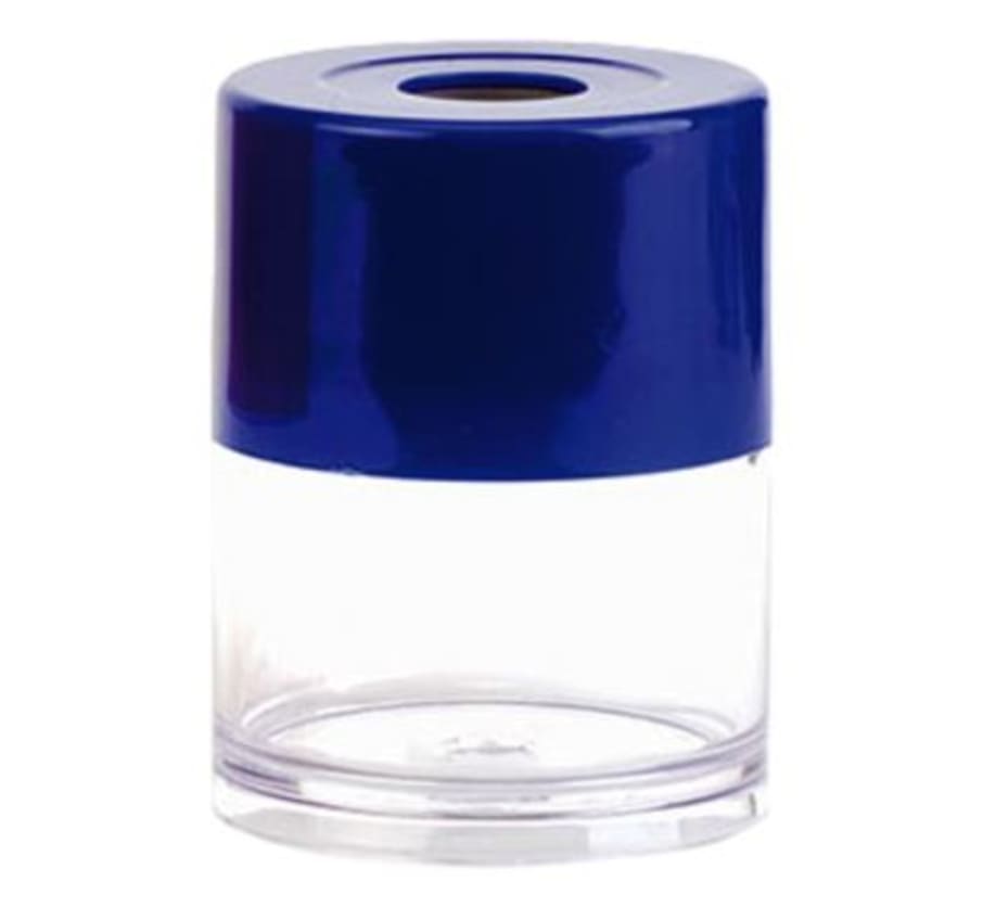 PORTA CLIPS REDONDO AZUL