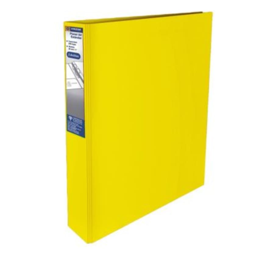 PIONER STANDARD T/A4 2ANILL 25MM AMARILLO