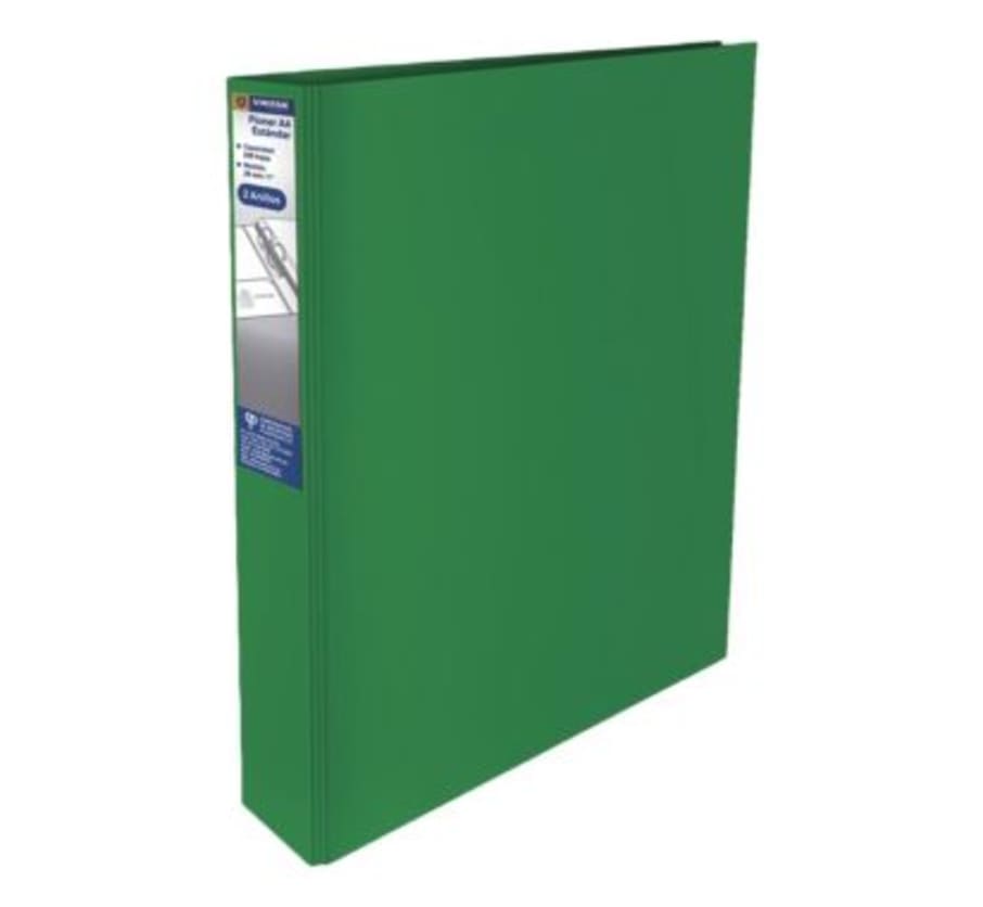 PIONER STANDARD T/A4 2ANILL 25MM VERDE