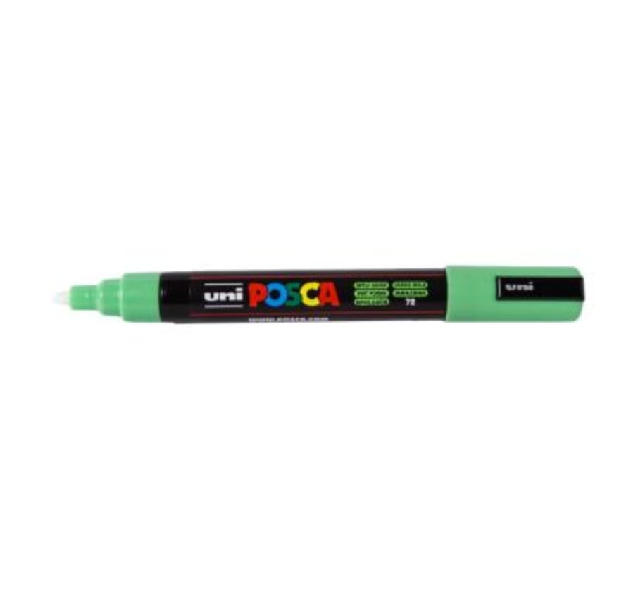 PLUMON POSCA PC-5M VERDE MANZANA