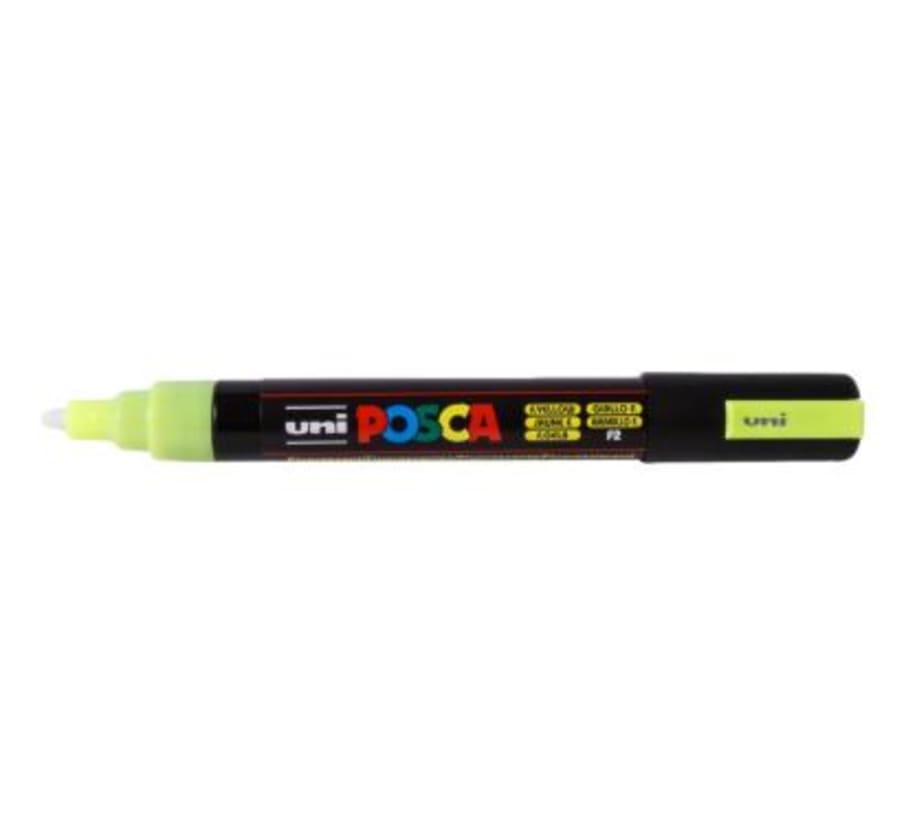 PLUMON POSCA PC-5M AMARILLO NEON