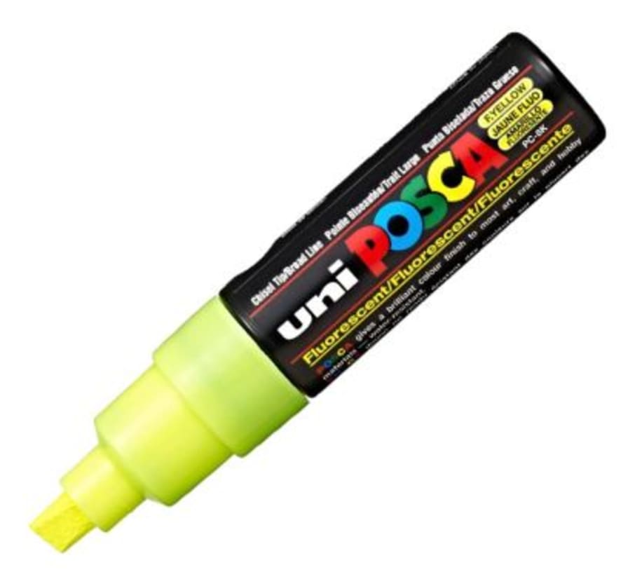 PLUMON POSCA PC-8K AMARILLO NEON