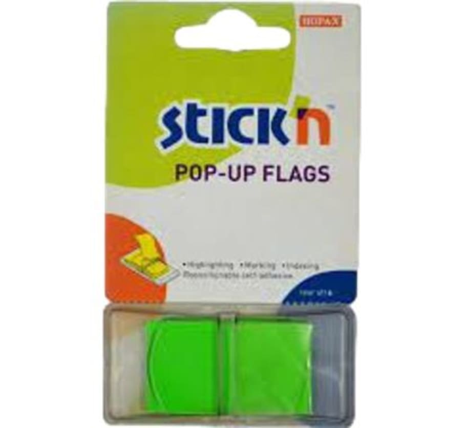 BANDERITA 26023 POP UP X 50 VERDE 45MMX25M