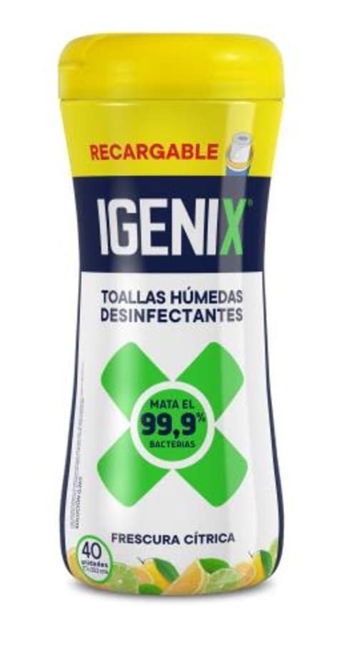 Toallitas desinfectante Frasco 40 un - IGENIX
