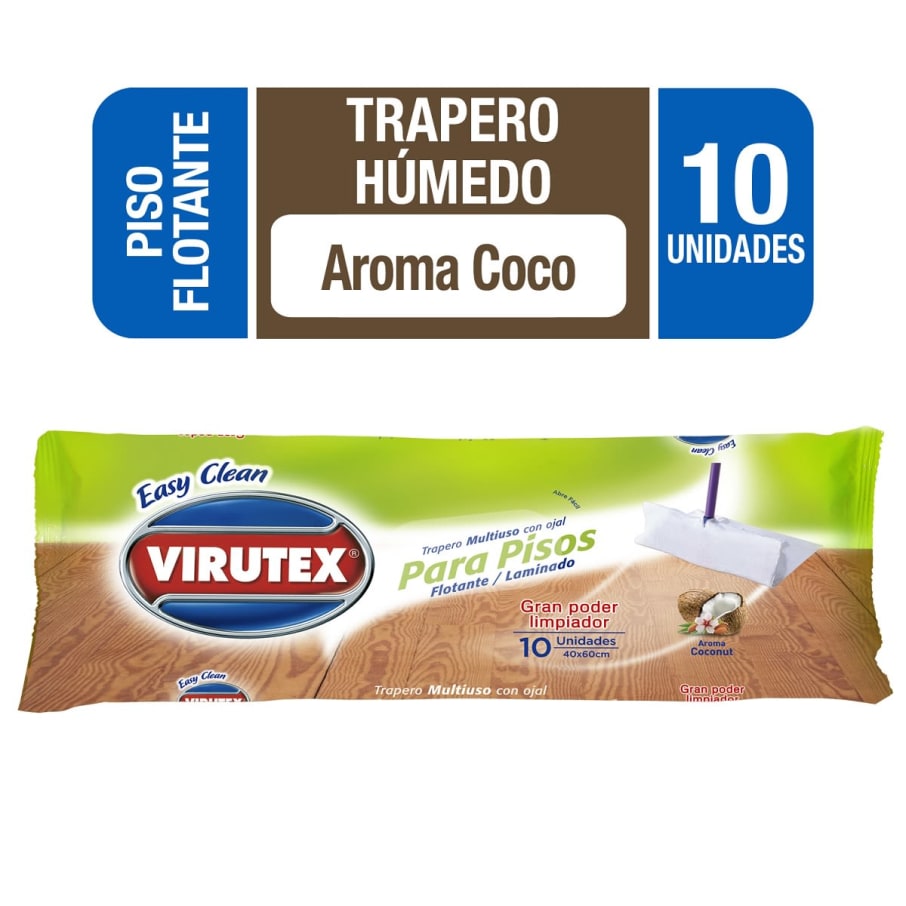 Paño Piso Flotante / Lamin C/Hojal 10 U - Virutex