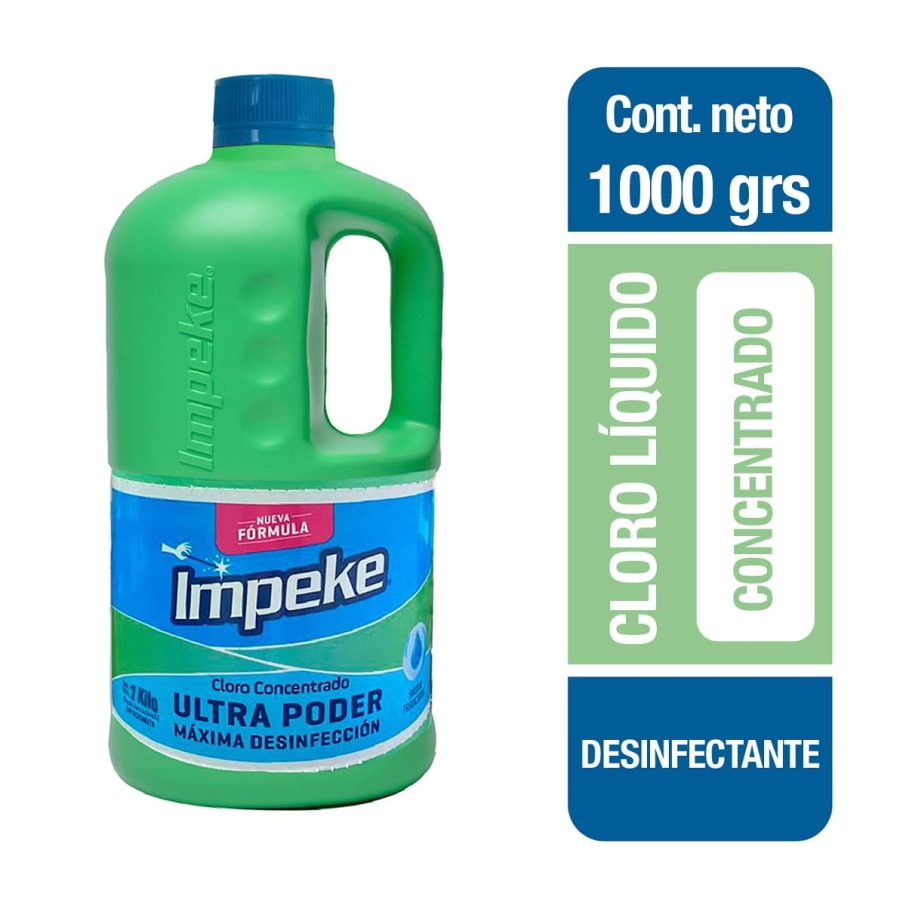 Cloro Concentrado Forte1000Gr - Impeke